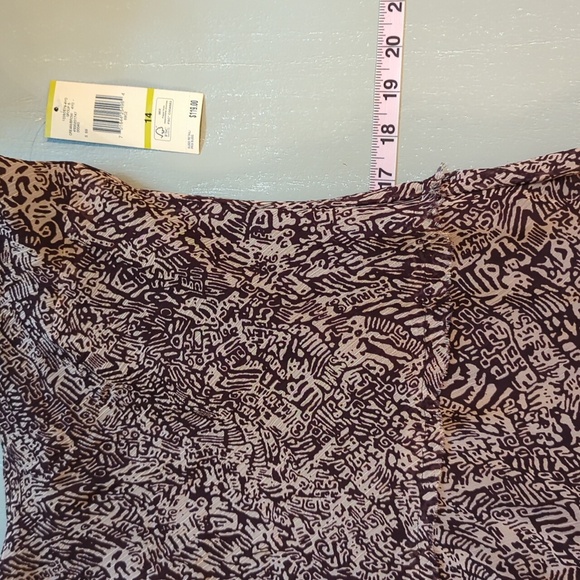 NWT Jones NY Maxi Dress Brown size 14‎ - Picture 8 of 8